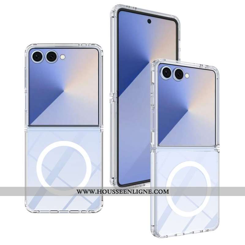 Coque Samsung Galaxy Z Flip 7 Magnétique Transparente