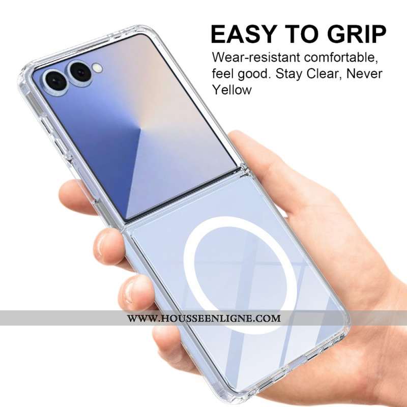 Coque Samsung Galaxy Z Flip 7 Magnétique Transparente