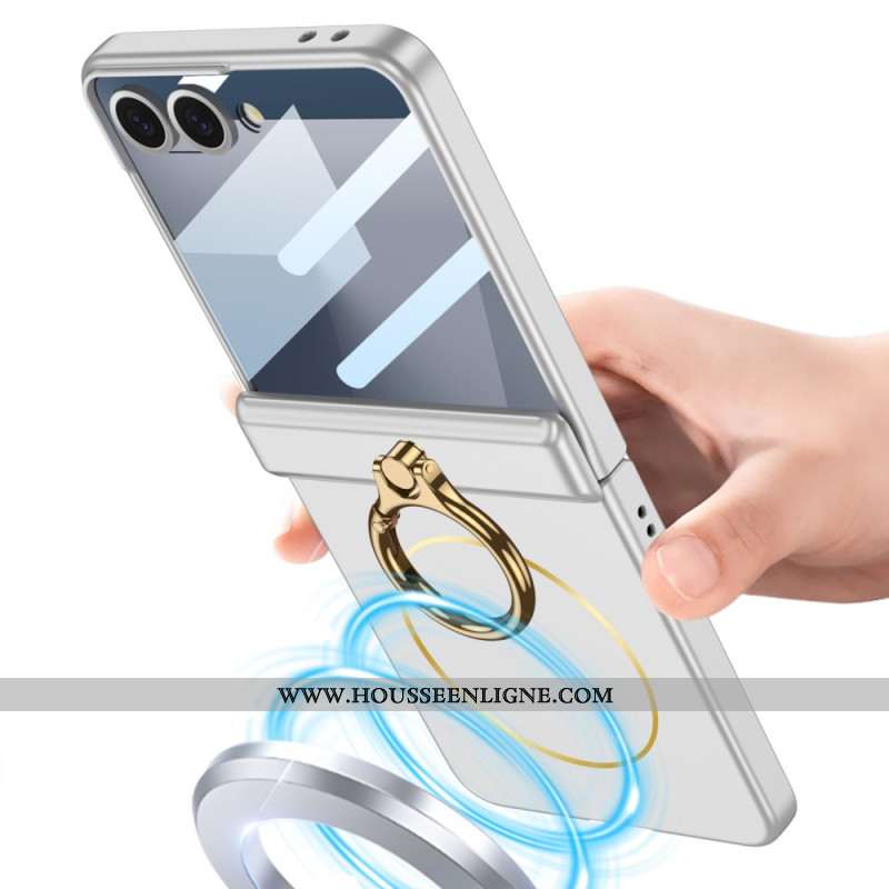 Coque Samsung Galaxy Z Flip 7 Magnétique avec Anneau-Suupport GKK