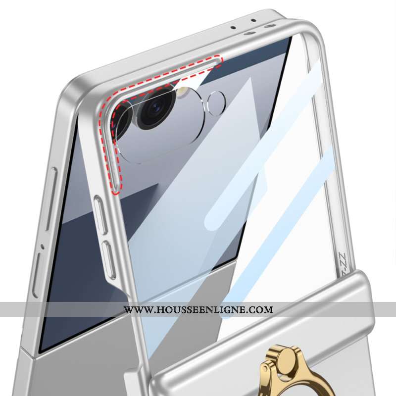 Coque Samsung Galaxy Z Flip 7 Magnétique avec Anneau-Suupport GKK