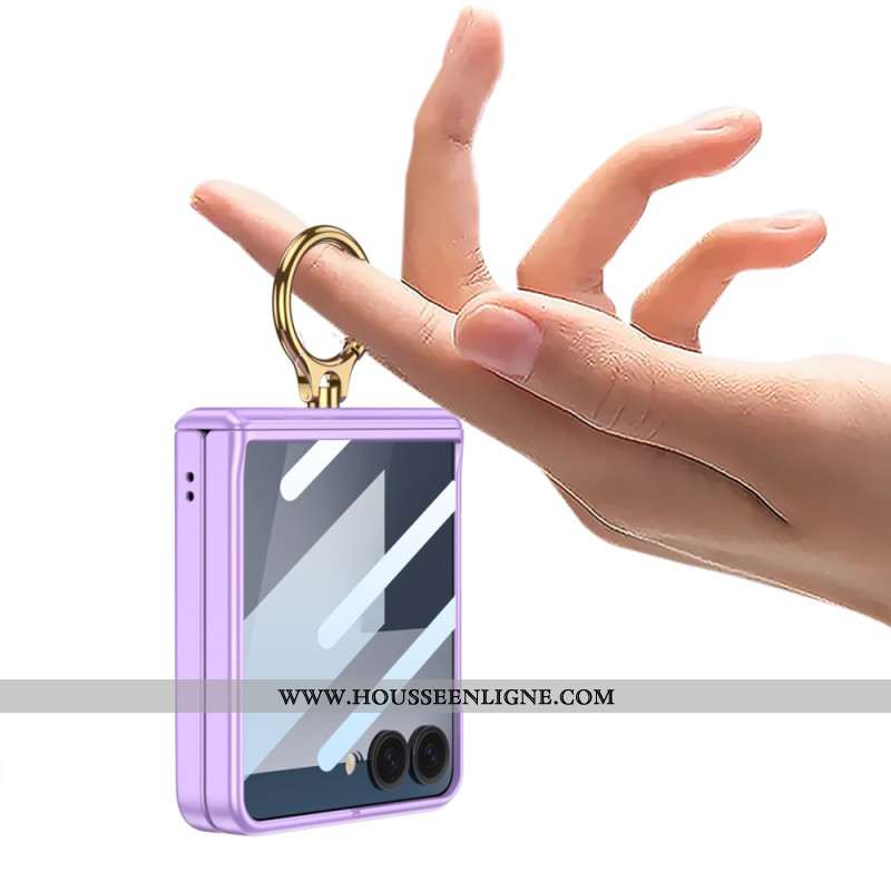 Coque Samsung Galaxy Z Flip 7 Magnétique avec Anneau-Suupport GKK