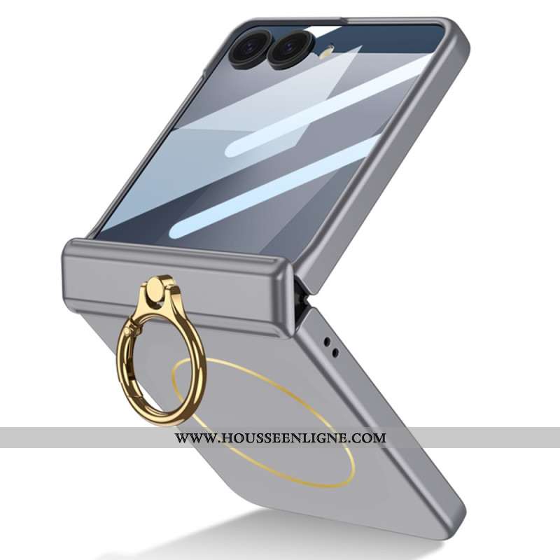 Coque Samsung Galaxy Z Flip 7 Magnétique avec Anneau-Suupport GKK