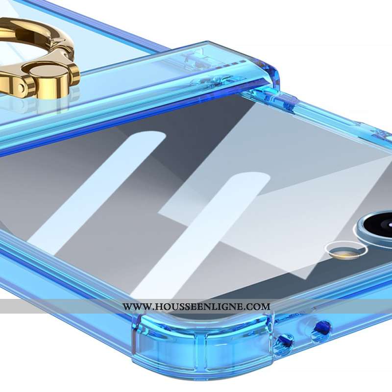 Coque Samsung Galaxy Z Flip 7 Magnétique avec Support-Anneau