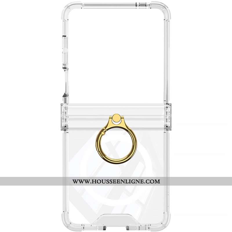 Coque Samsung Galaxy Z Flip 7 Magnétique avec Support-Anneau