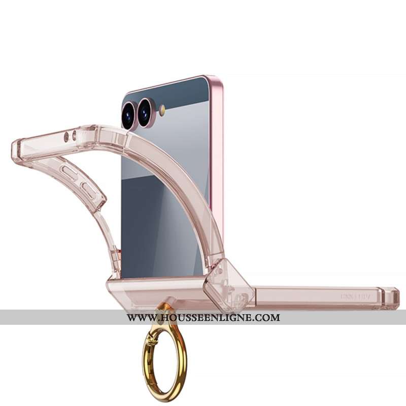 Coque Samsung Galaxy Z Flip 7 Magnétique avec Support-Anneau