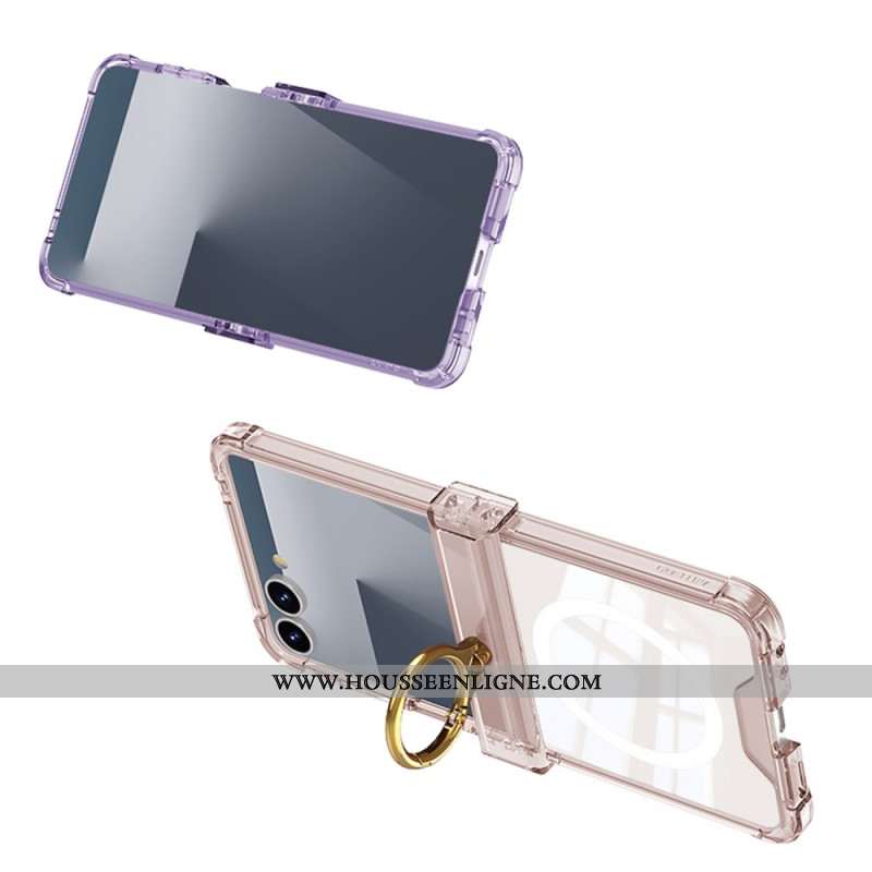 Coque Samsung Galaxy Z Flip 7 Magnétique avec Support-Anneau