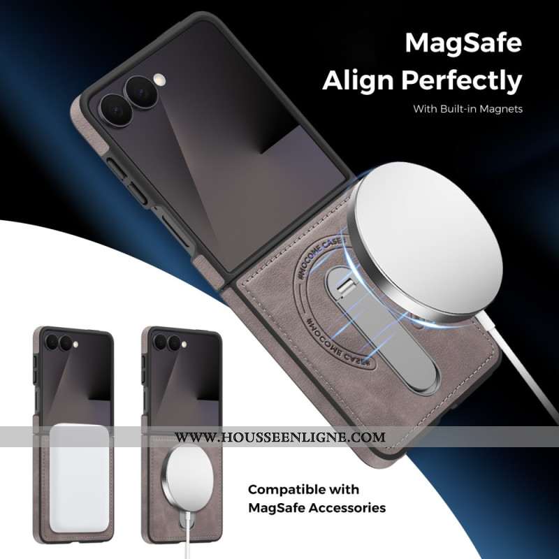 Coque Samsung Galaxy Z Flip 7 Magnétique avec Support Rotatif