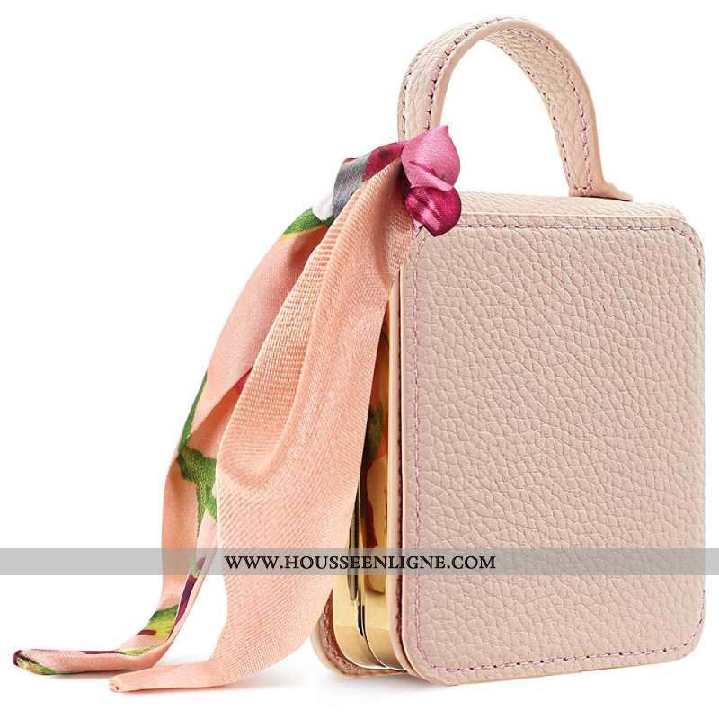 Coque Samsung Galaxy Z Flip 7 Miroir et Porte-cartes