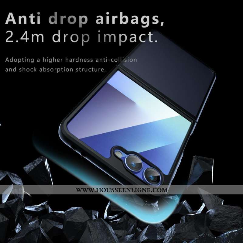 Coque Samsung Galaxy Z Flip 7 Noir Transparent