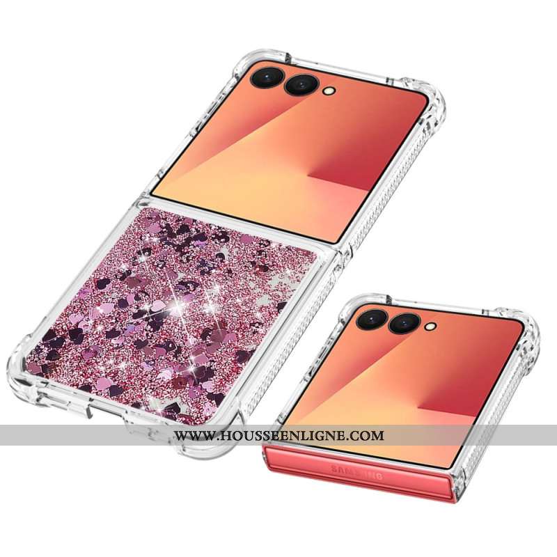 Coque Samsung Galaxy Z Flip 7 Paillettes