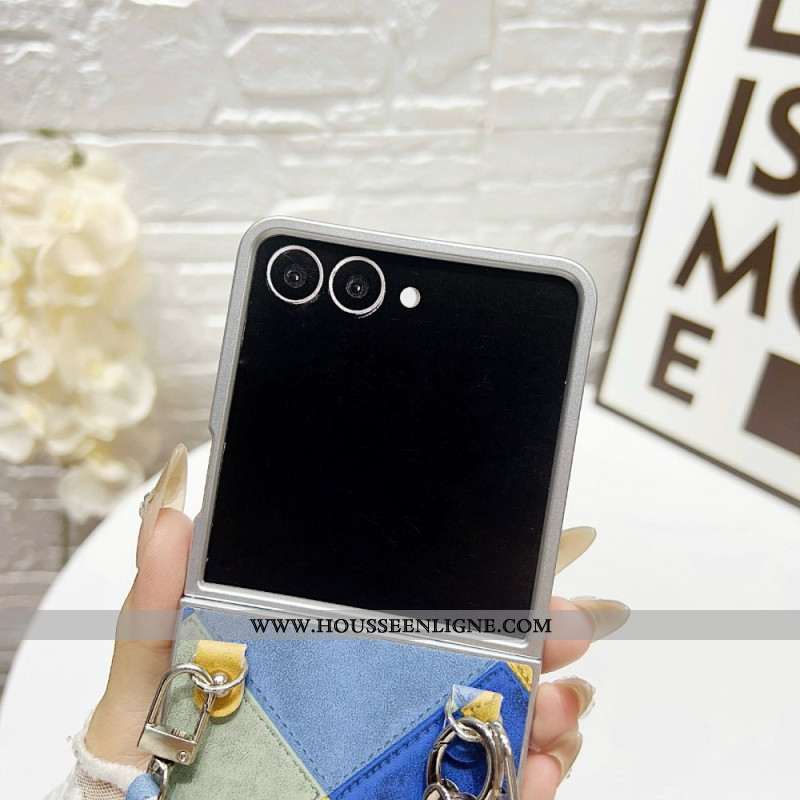 Coque Samsung Galaxy Z Flip 7 Pendentif et Dragonne