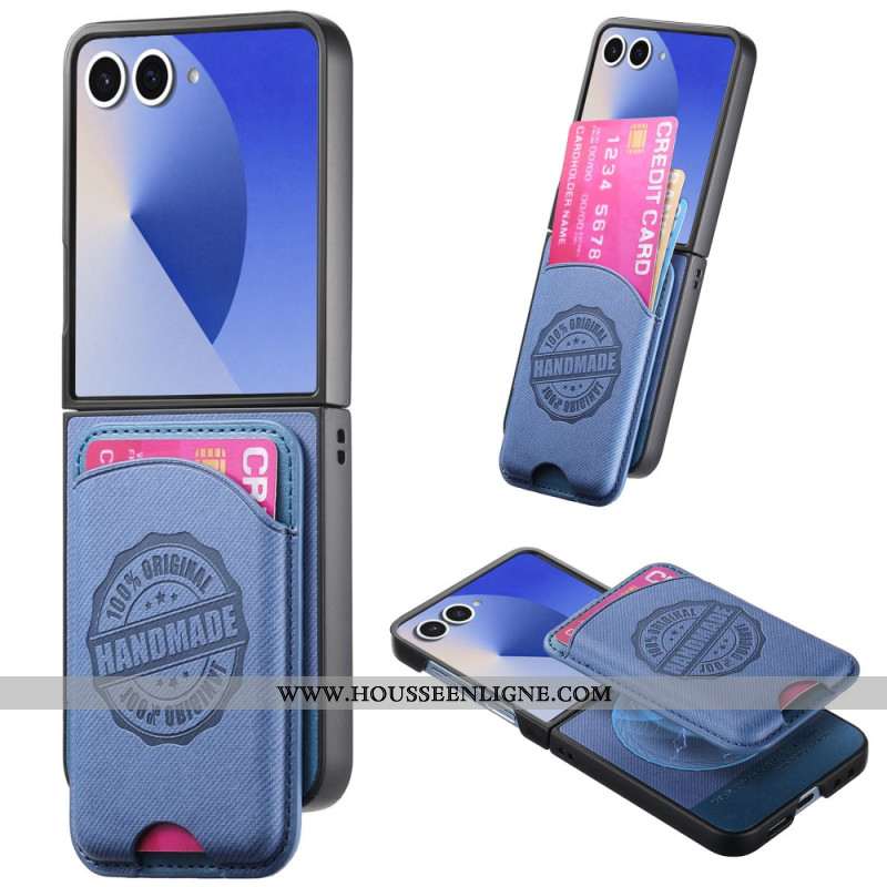 Coque Samsung Galaxy Z Flip 7 Porte-Cartes Compatible MagSafe