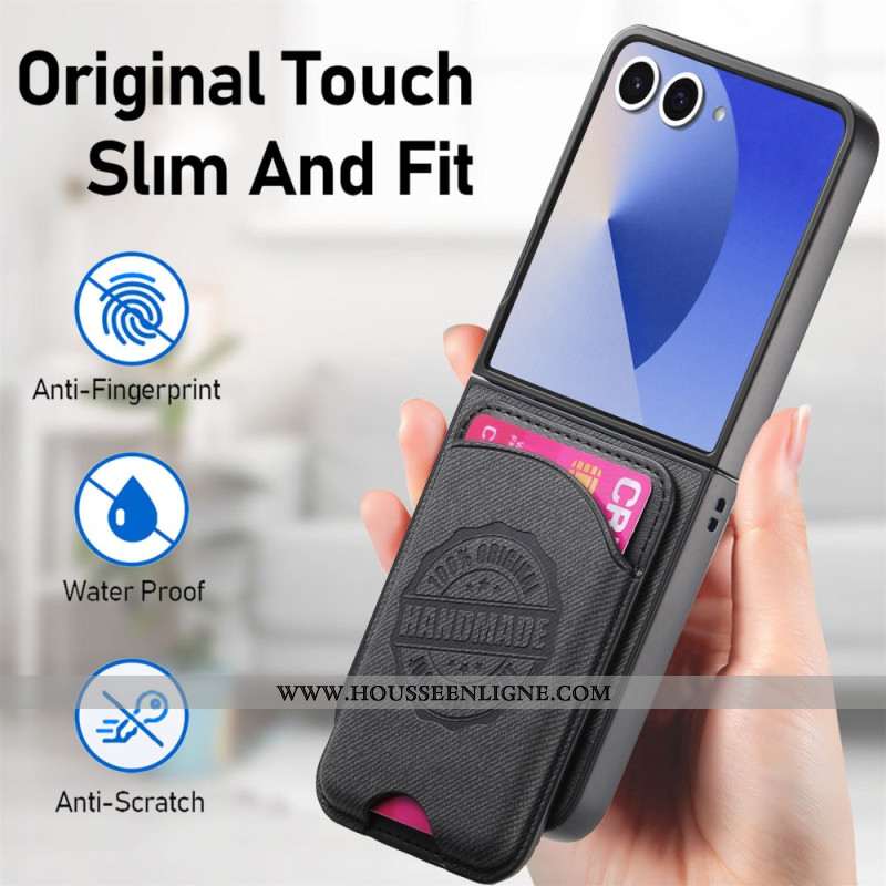 Coque Samsung Galaxy Z Flip 7 Porte-Cartes Compatible MagSafe