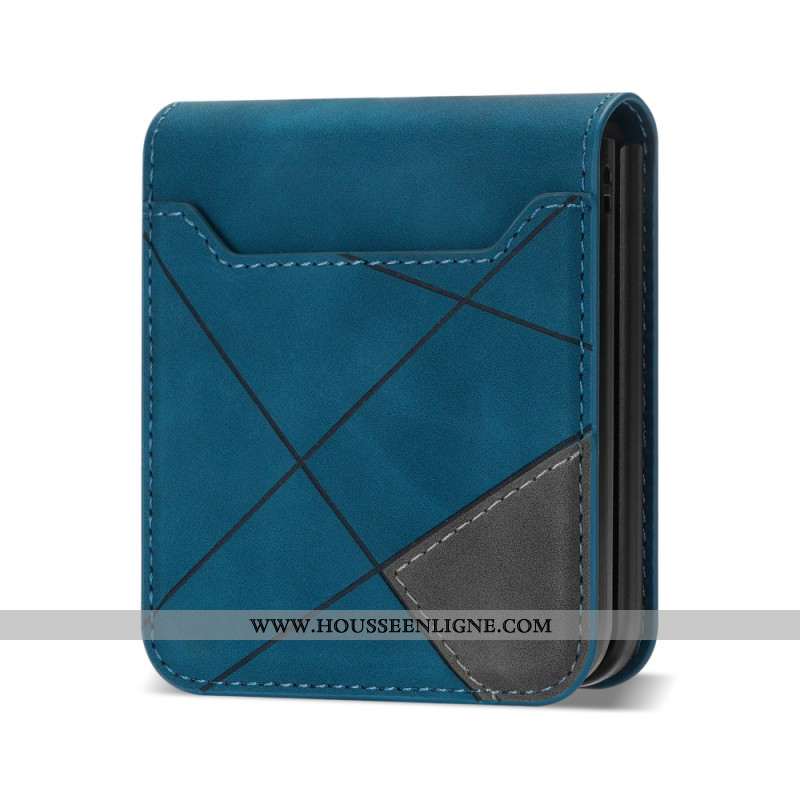 Coque Samsung Galaxy Z Flip 7 Porte-Cartes Motif