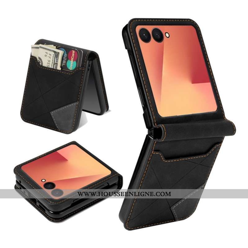 Coque Samsung Galaxy Z Flip 7 Porte-Cartes Motif