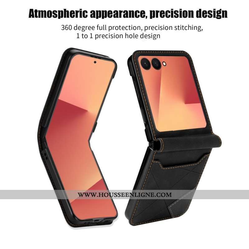 Coque Samsung Galaxy Z Flip 7 Porte-Cartes Motif