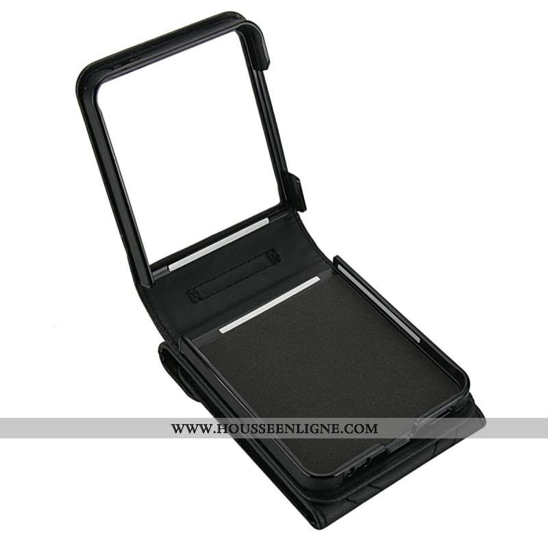 Coque Samsung Galaxy Z Flip 7 Porte-Cartes RFID et Bandoulière