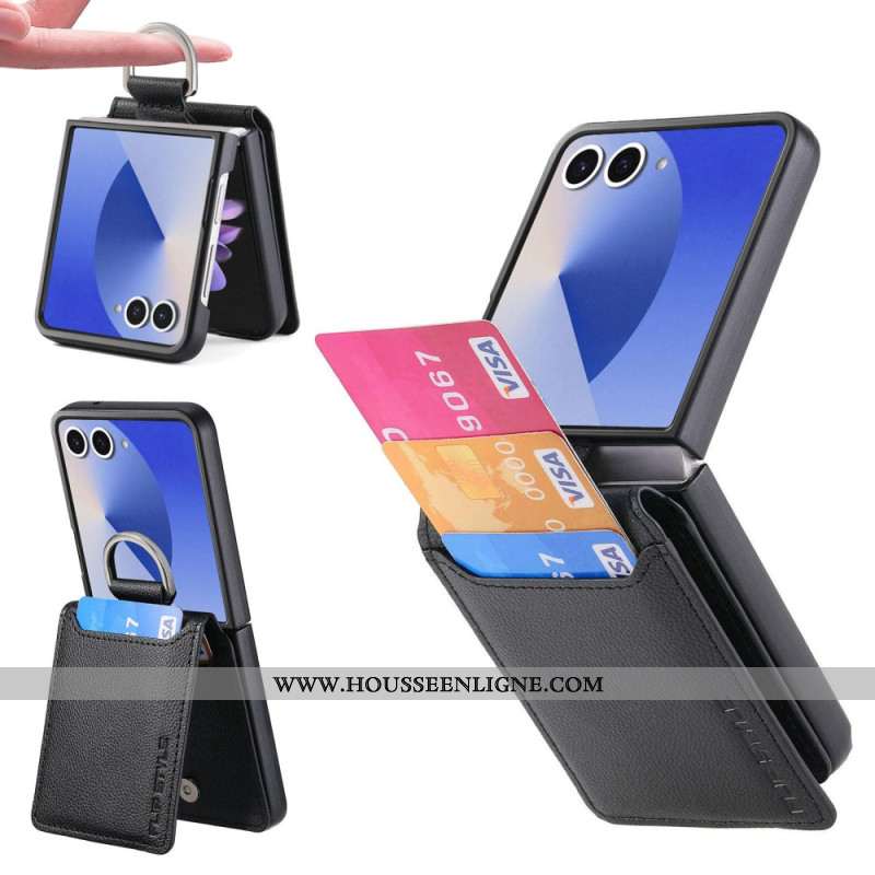 Coque Samsung Galaxy Z Flip 7 Premium Porte-Cartes et Support