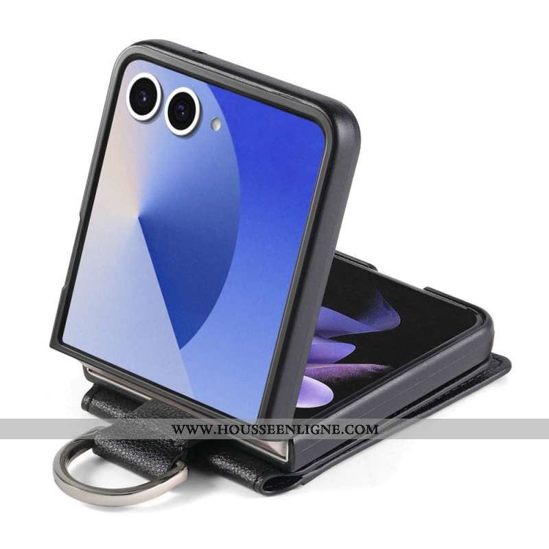 Coque Samsung Galaxy Z Flip 7 Premium Porte-Cartes et Support