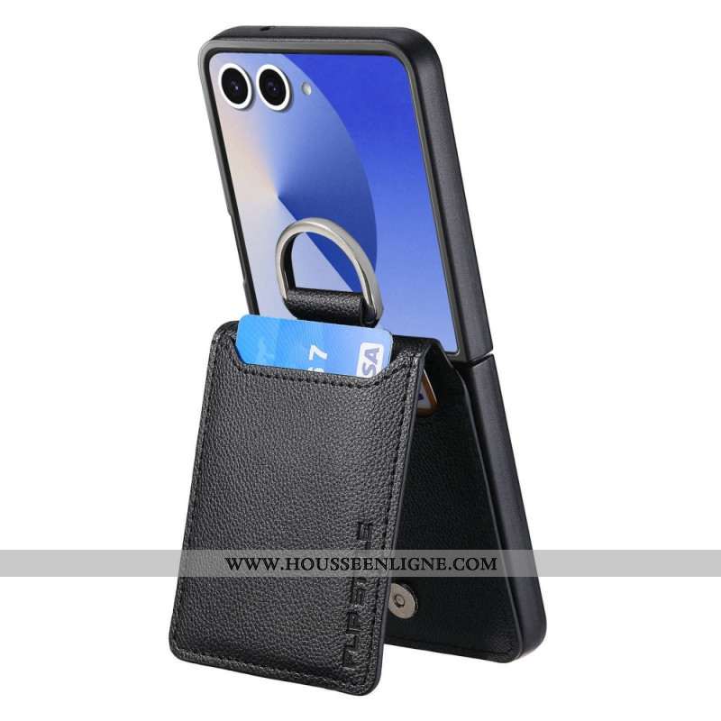 Coque Samsung Galaxy Z Flip 7 Premium Porte-Cartes et Support
