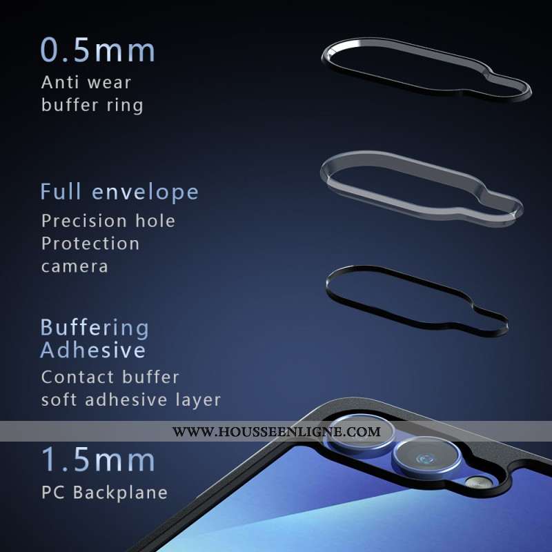 Coque Samsung Galaxy Z Flip 7 Protection Antichoc Transparente