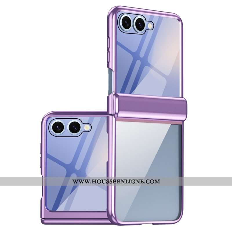 Coque Samsung Galaxy Z Flip 7 Protection de Charnière Effet Métal