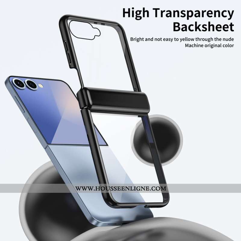 Coque Samsung Galaxy Z Flip 7 Protection de Charnière Effet Métal