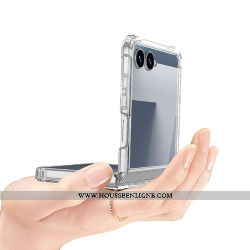 Coque Samsung Galaxy Z Flip 7 Rebord Style Métallisé GKK