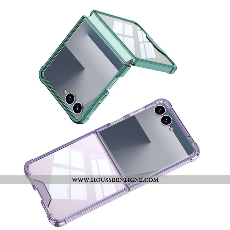 Coque Samsung Galaxy Z Flip 7 Rebord Style Métallisé GKK