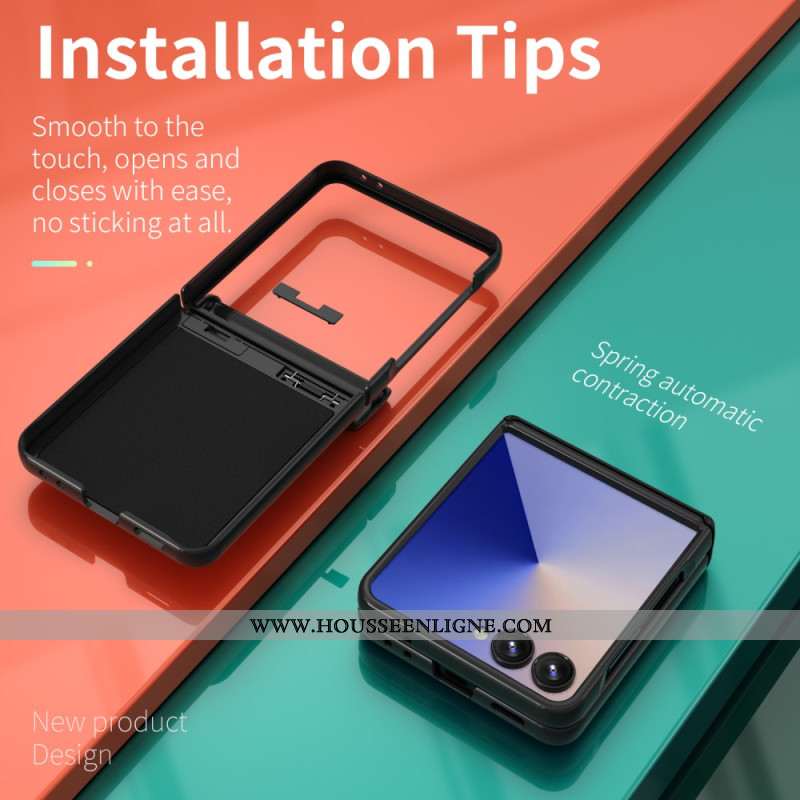 Coque Samsung Galaxy Z Flip 7 Ring Résistante