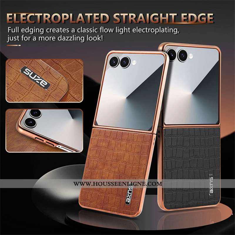 Coque Samsung Galaxy Z Flip 7 Style Crocodile azns