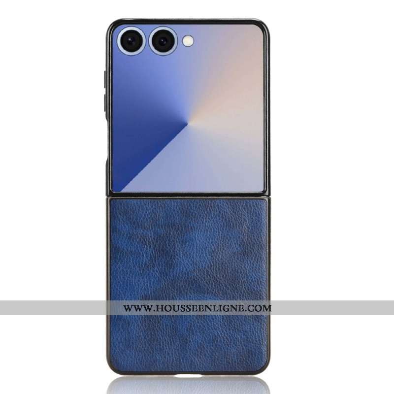 Coque Samsung Galaxy Z Flip 7 Style Cuir