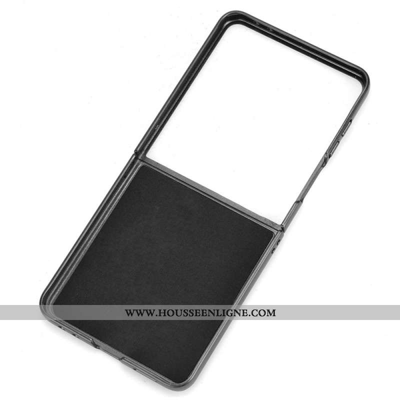 Coque Samsung Galaxy Z Flip 7 Style Cuir