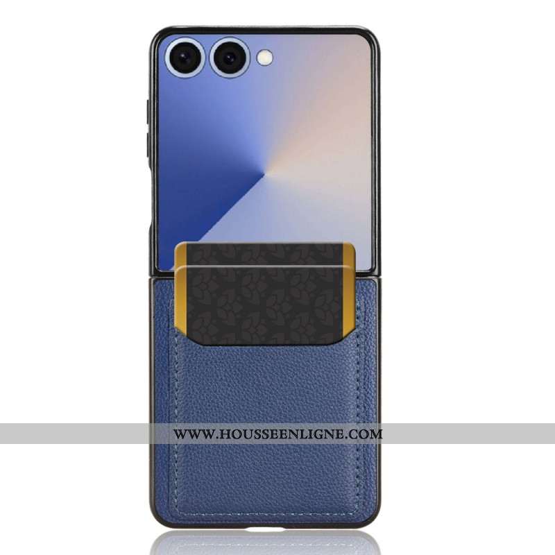 Coque Samsung Galaxy Z Flip 7 Style Cuir Porte-Cartes