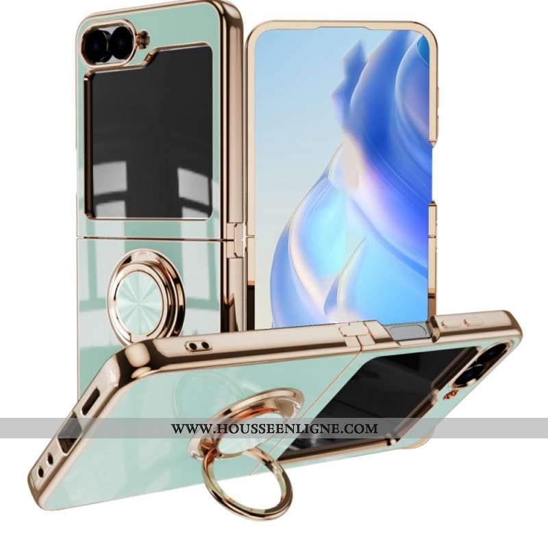 Coque Samsung Galaxy Z Flip 7 Support-Anneau Design Premium