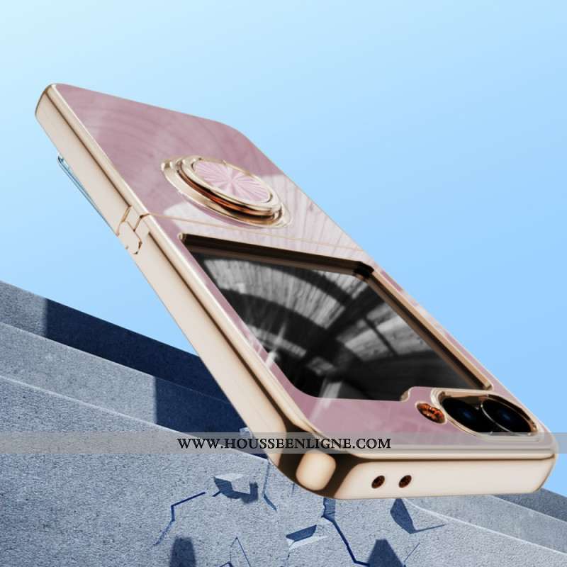 Coque Samsung Galaxy Z Flip 7 Support-Anneau Design Premium