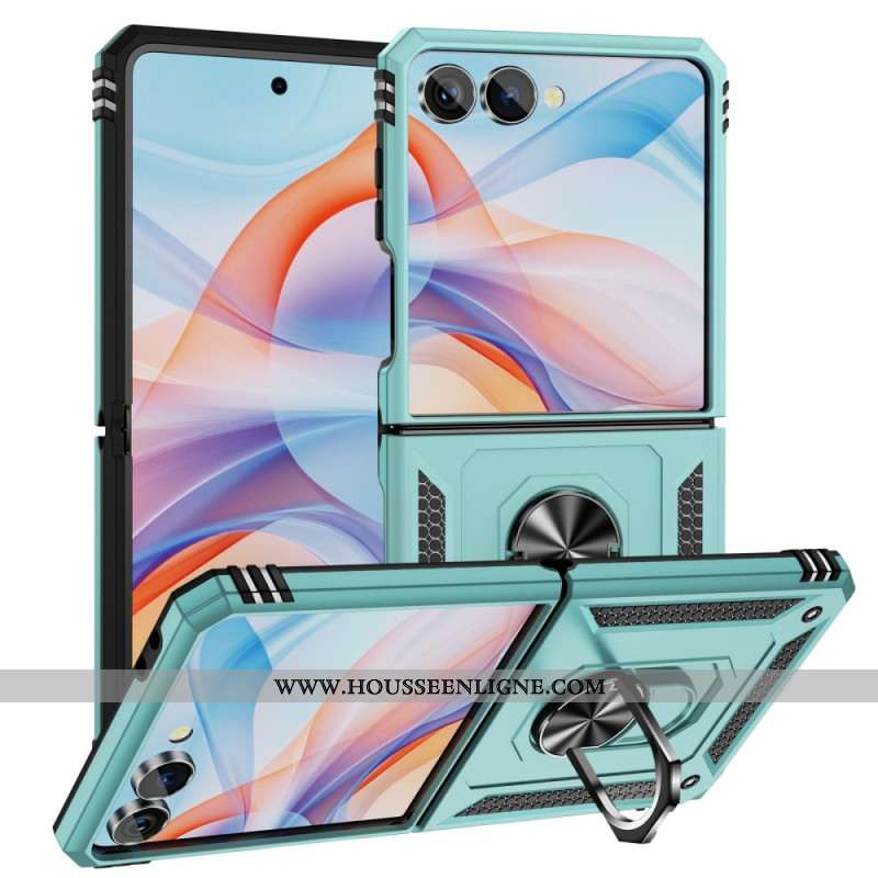 Coque Samsung Galaxy Z Flip 7 Support-Anneau et Protection Antichoc