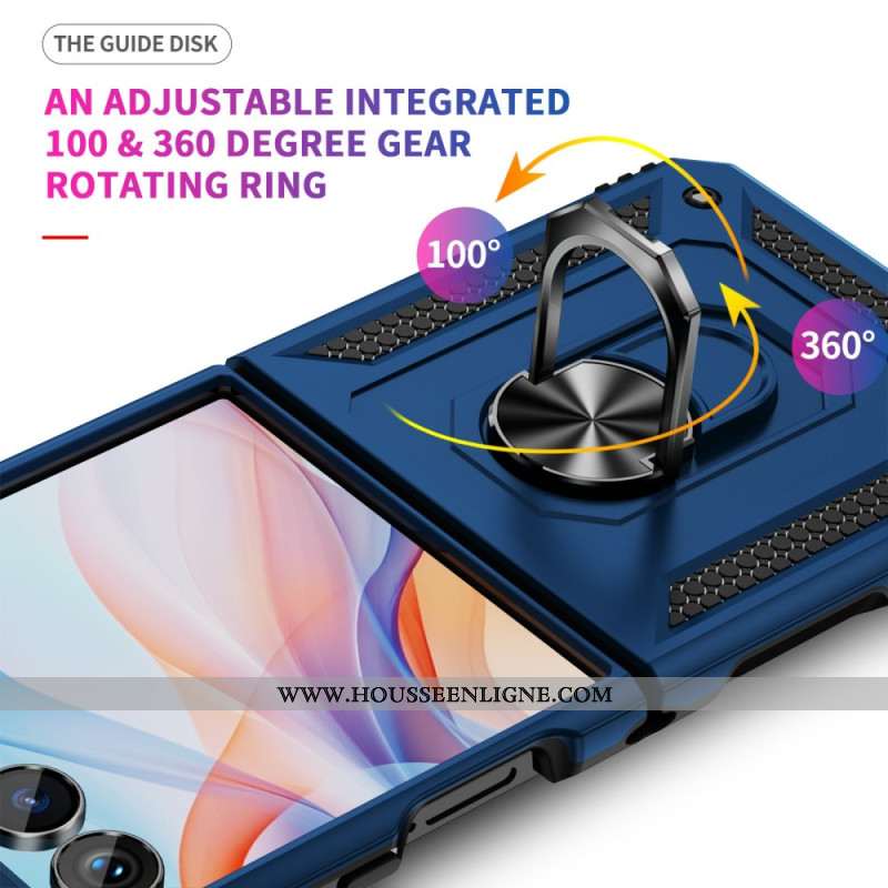 Coque Samsung Galaxy Z Flip 7 Support-Anneau et Protection Antichoc