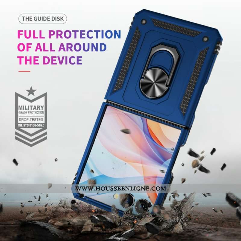 Coque Samsung Galaxy Z Flip 7 Support-Anneau et Protection Antichoc