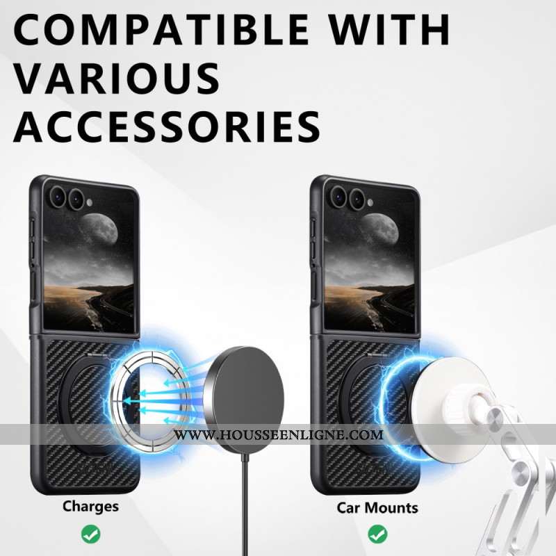 Coque Samsung Galaxy Z Flip 7 Support rRtatif SUTENI