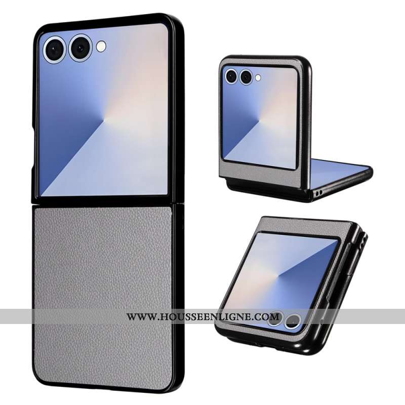 Coque Samsung Galaxy Z Flip 7 Texture Cuir