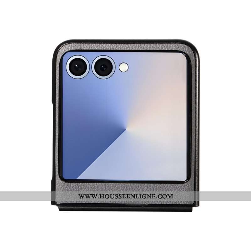 Coque Samsung Galaxy Z Flip 7 Texture Cuir