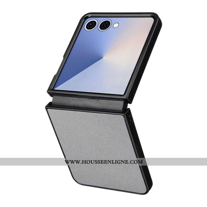 Coque Samsung Galaxy Z Flip 7 Texture Cuir