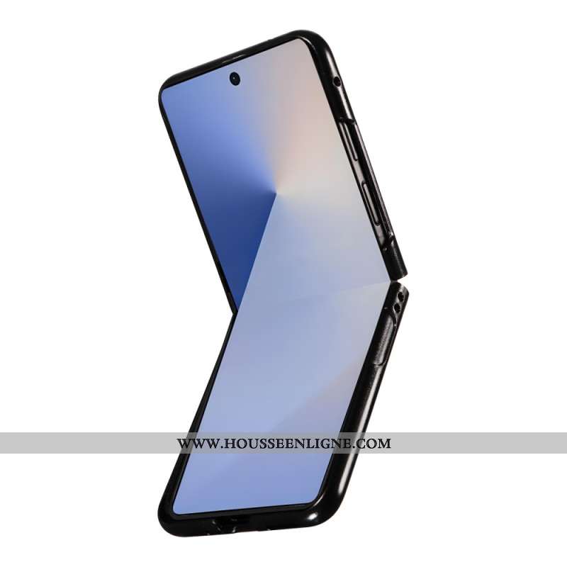 Coque Samsung Galaxy Z Flip 7 Texture Cuir