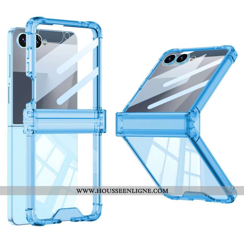 Coque Samsung Galaxy Z Flip 7 Translucide Colorée avec Protection Airbag
