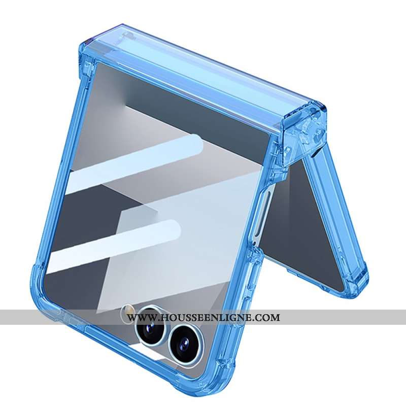 Coque Samsung Galaxy Z Flip 7 Translucide Colorée avec Protection Airbag