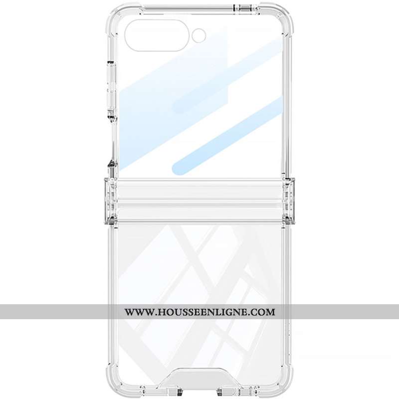 Coque Samsung Galaxy Z Flip 7 Translucide Colorée avec Protection Airbag