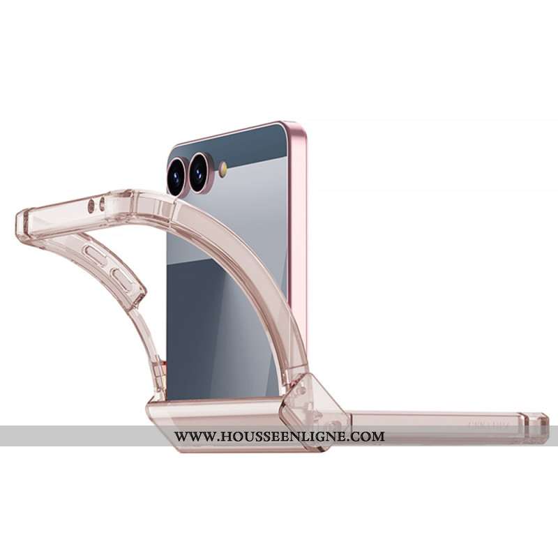 Coque Samsung Galaxy Z Flip 7 Translucide Colorée avec Protection Airbag
