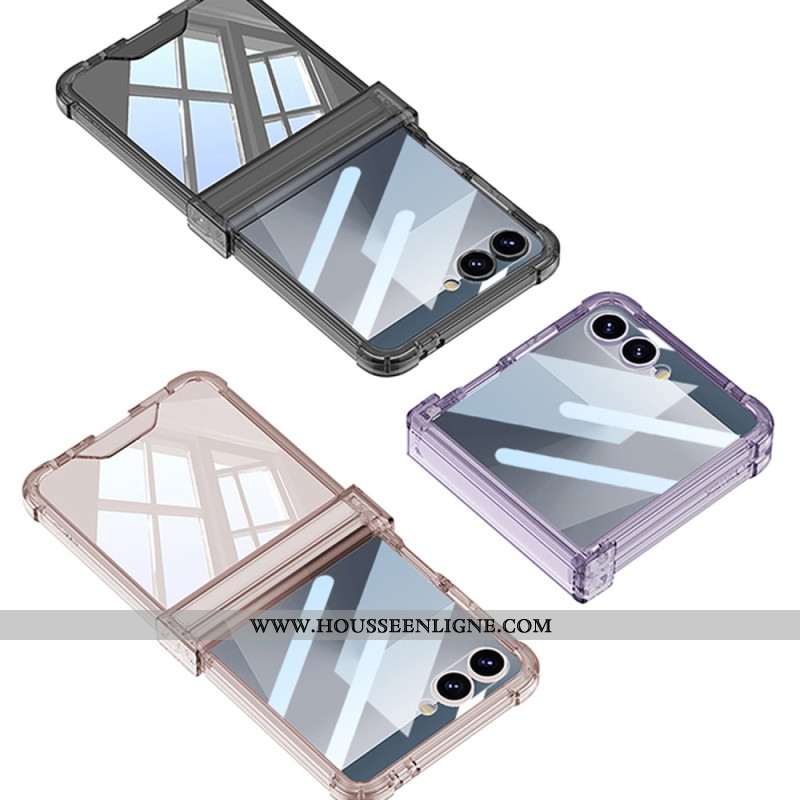 Coque Samsung Galaxy Z Flip 7 Translucide Colorée avec Protection Airbag