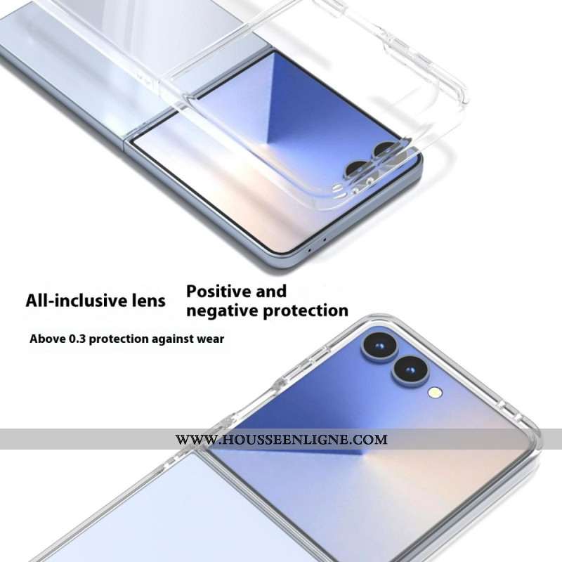 Coque Samsung Galaxy Z Flip 7 Transparente Anti-Chute
